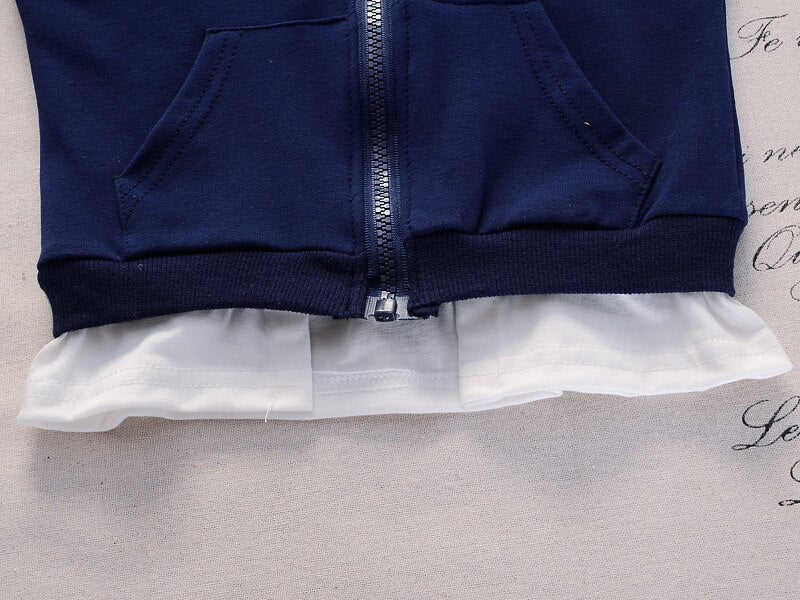 Children's Striped Cotton Tracksuit