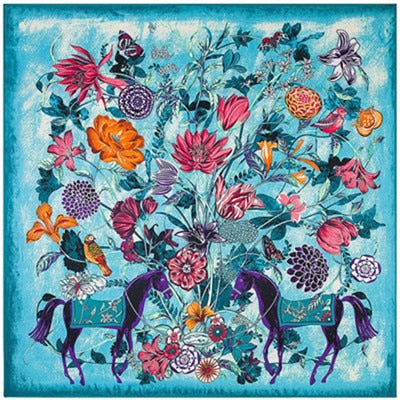 Women's Pure Silk Head Scarf