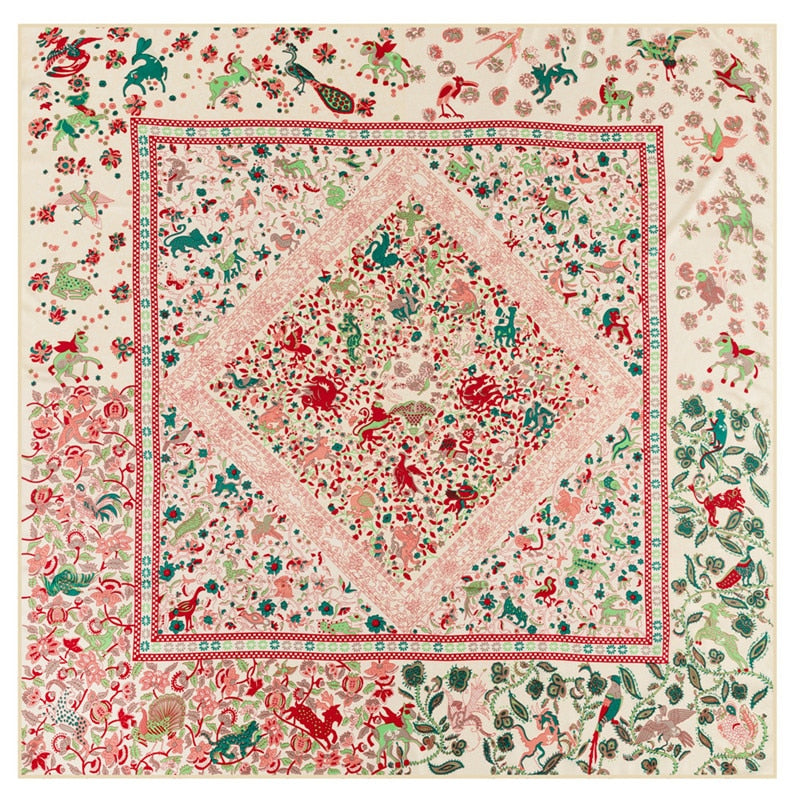 Women's Pure Silk Head Scarf