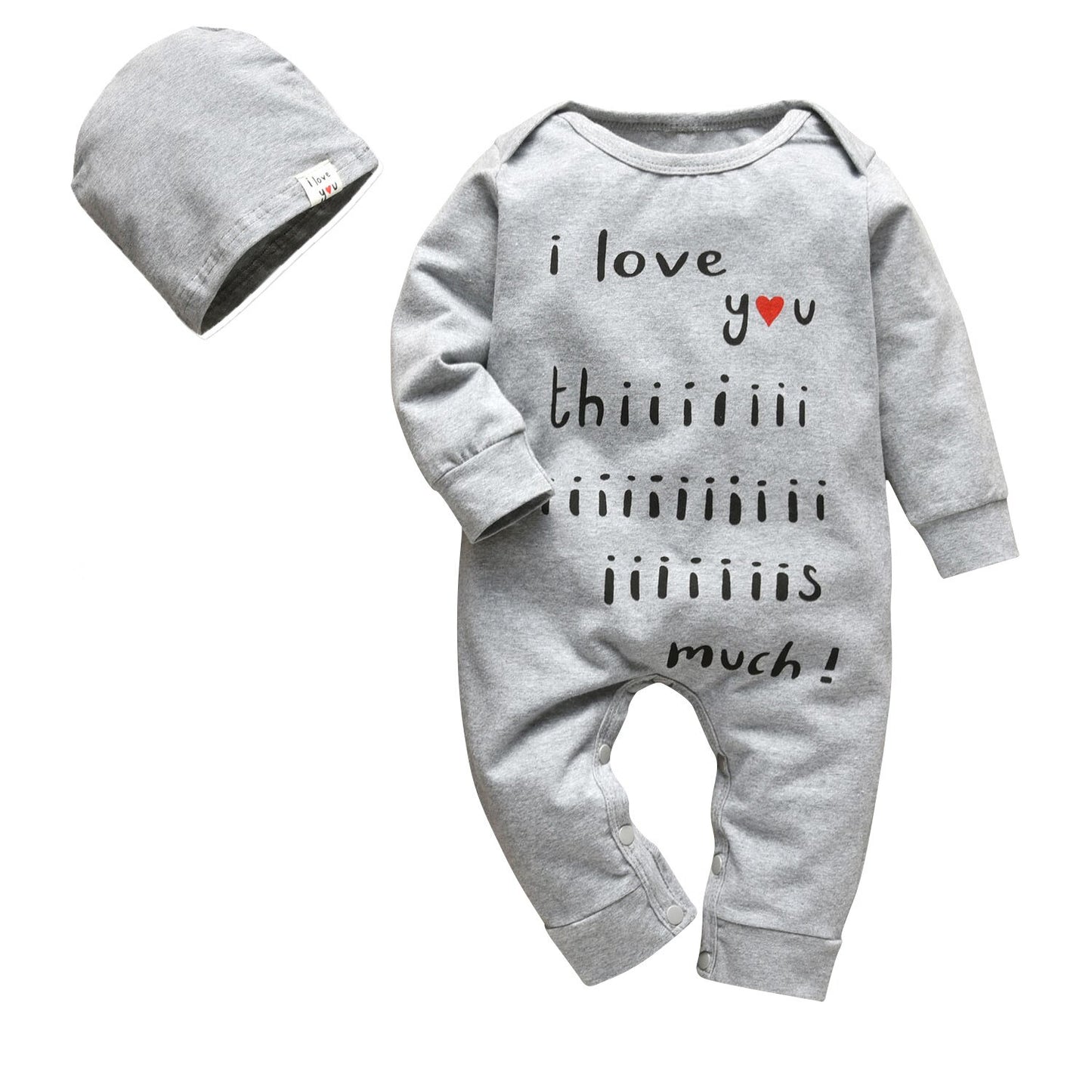 Baby's Creative Romper with Beanie