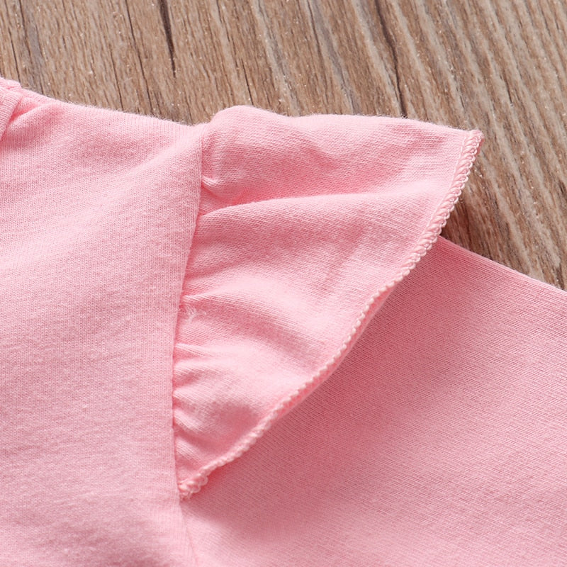 Baby Girls Printed Clothing Set 3 Pcs