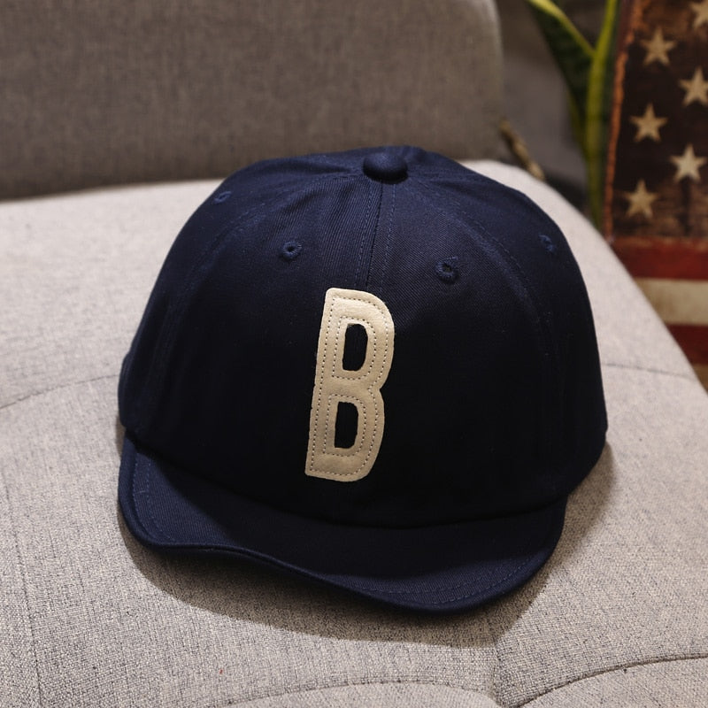 Boy's Letter Printed Cotton Cap