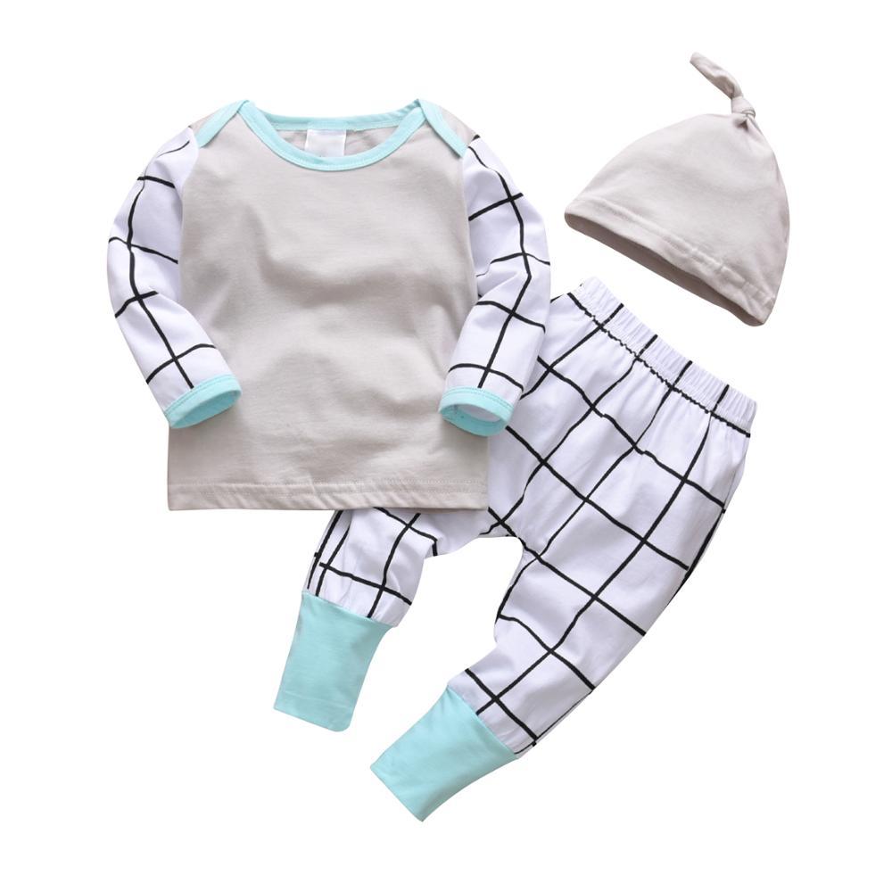 Baby's Printed Sweatshir, Pants and Beanie 3 Pcs Set