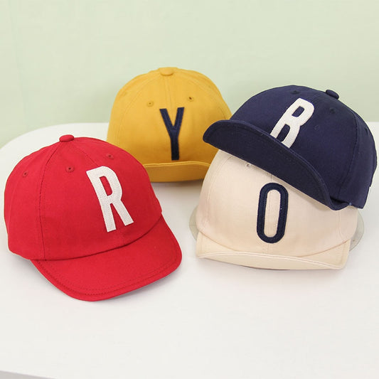 Boy's Letter Printed Cotton Cap