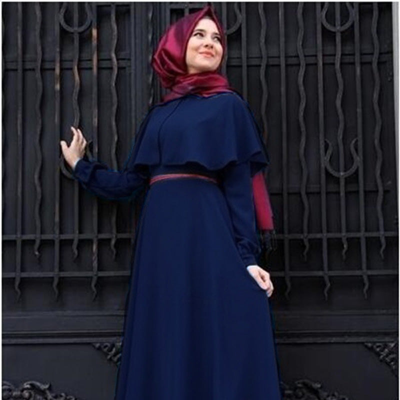 Fashion Colorful Muslim Women's Modal Dress