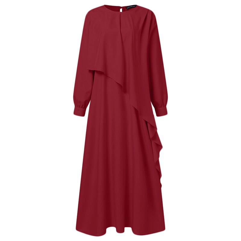 Women's Muslim Ruffled Dress