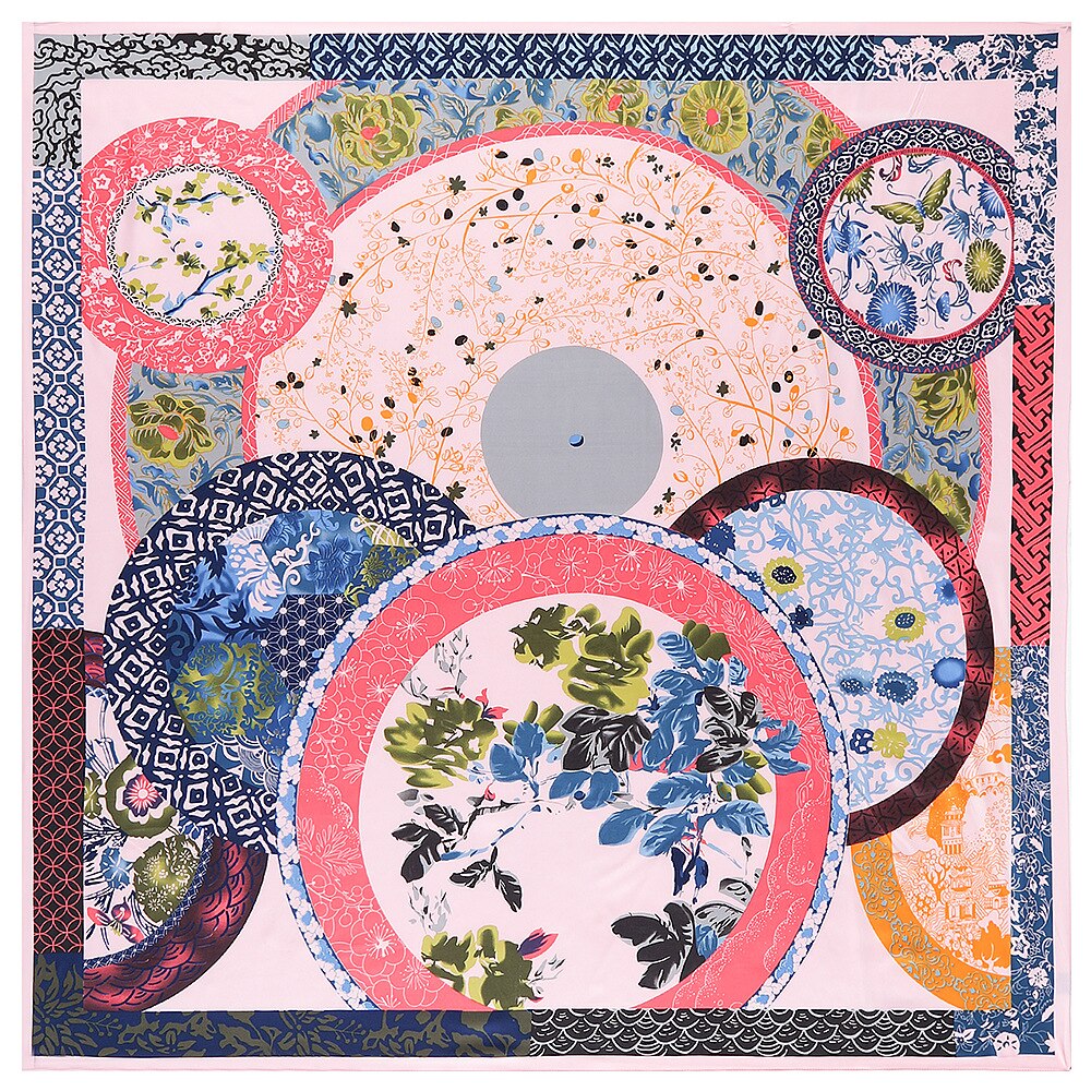 Women's Pure Silk Head Scarf