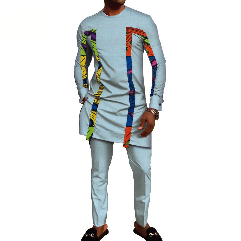 Men's Casual Striped Clothing Set