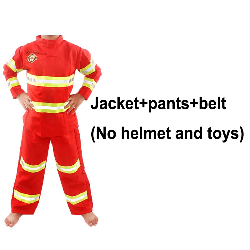 Kid's Firefighter Party Cosplay Costume
