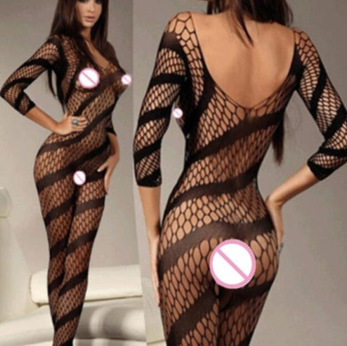 Sheer Lace Erotic Costume