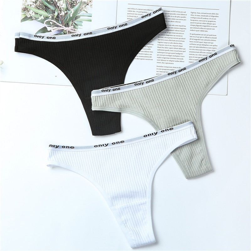 Women's G-String Panty 3 Pcs Set