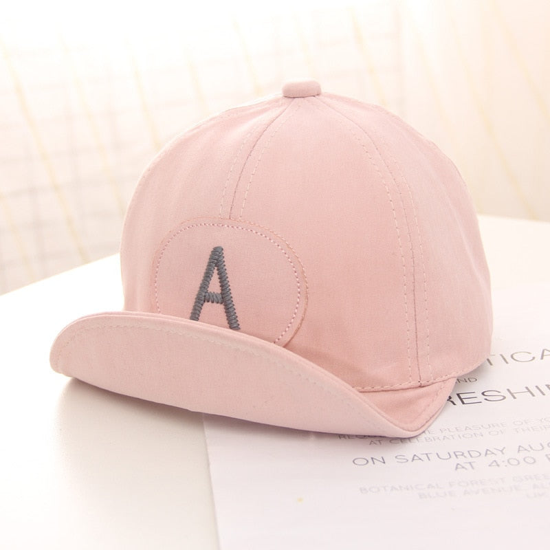 Boy's Letter Printed Cotton Cap