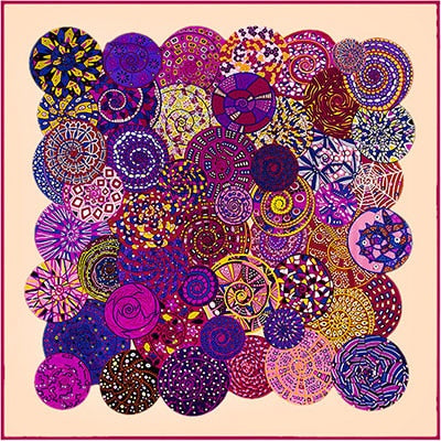 Women's Pure Silk Head Scarf