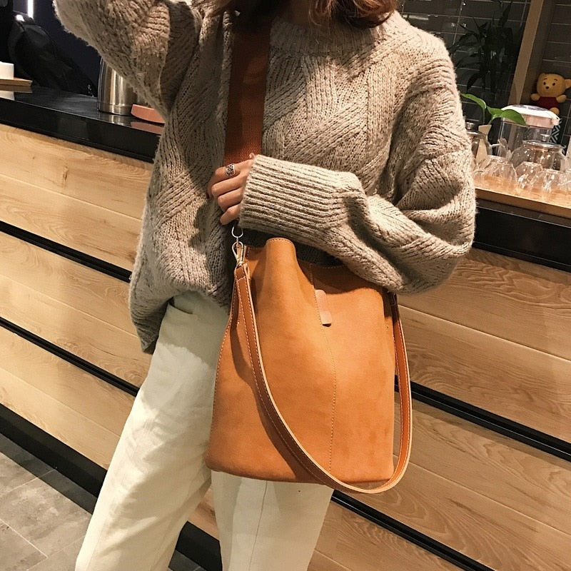 Women's Bucket Shoulder Bag