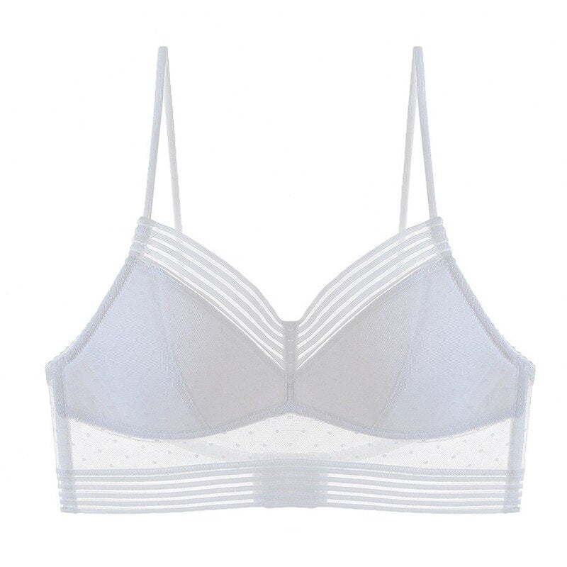 Women's Sheer Setail Wire Free Bra