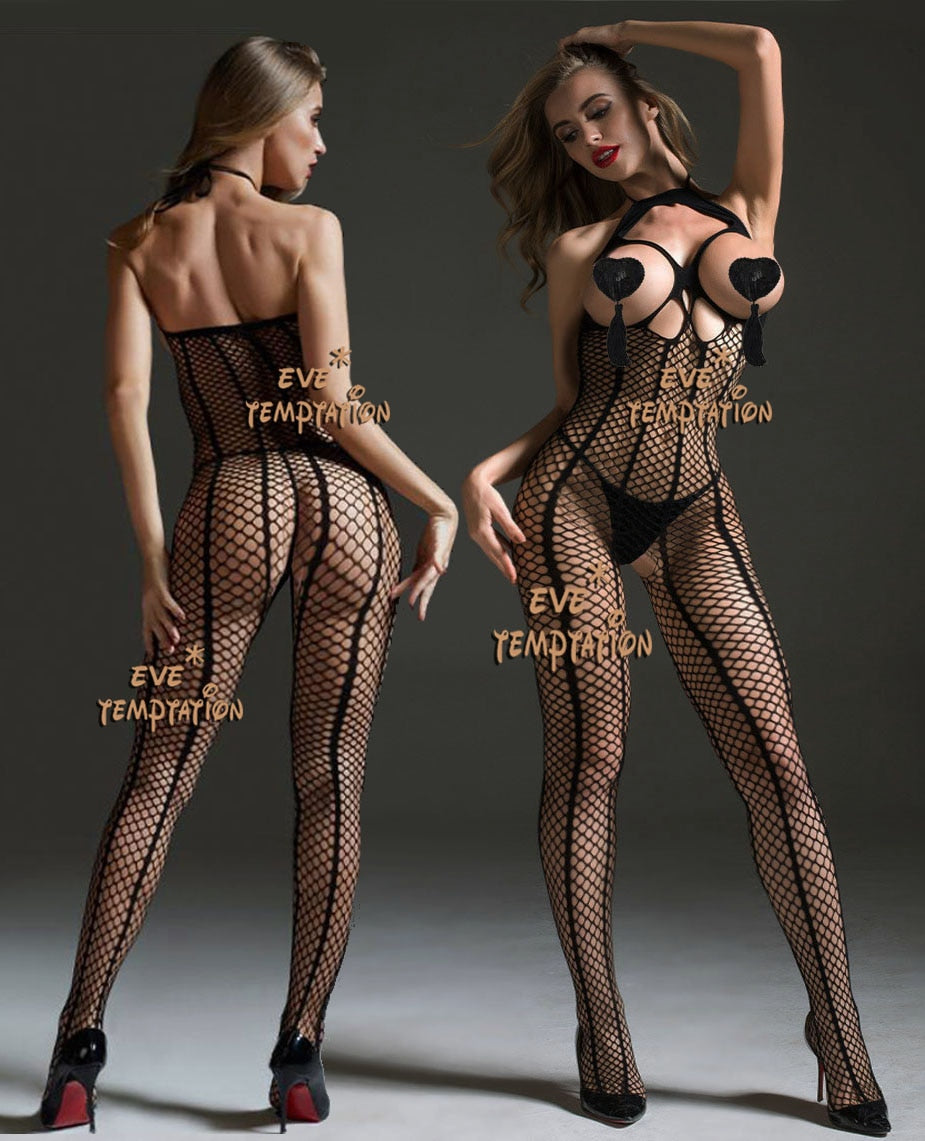 Erotic Strappy Bodysuit