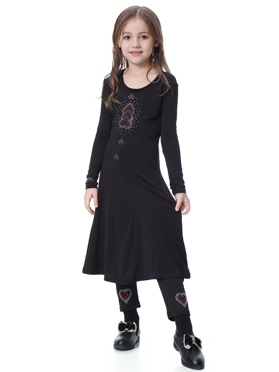 Casual Muslim Abaya for Girls