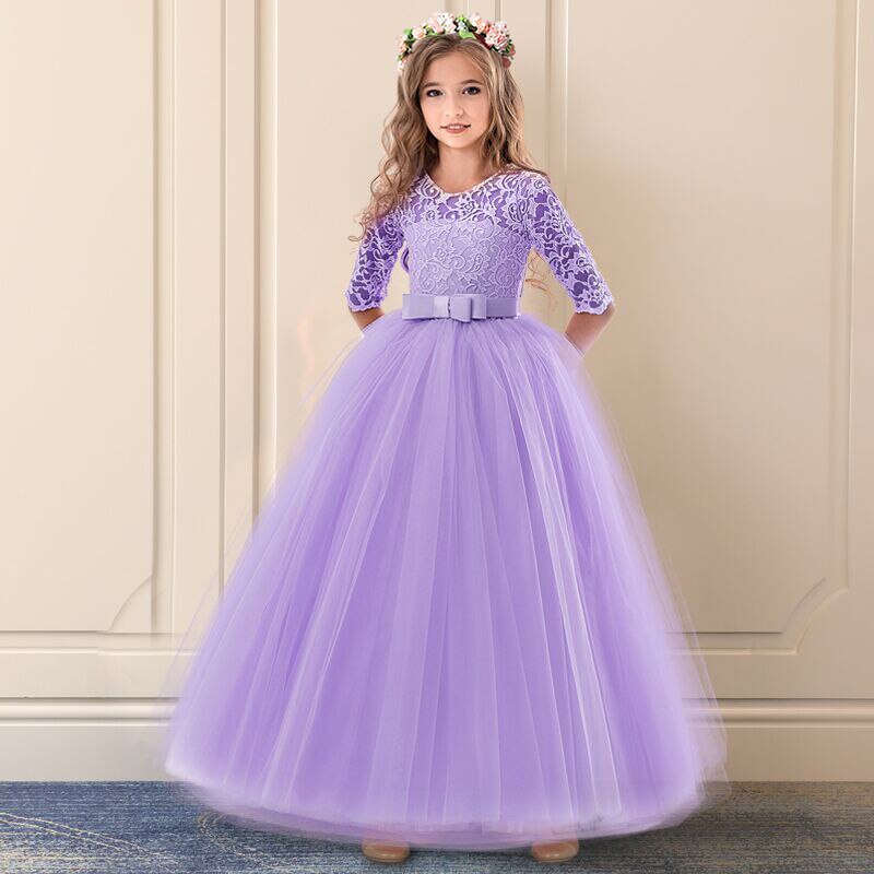 Girls Laced Princess Party Dress