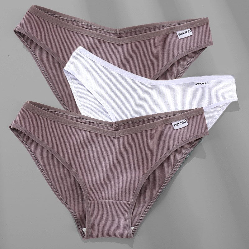 Women's Breathable Cotton Panties 4 Pcs Set