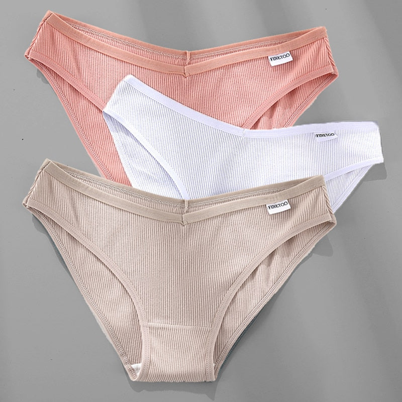 Women's Breathable Cotton Panties 4 Pcs Set