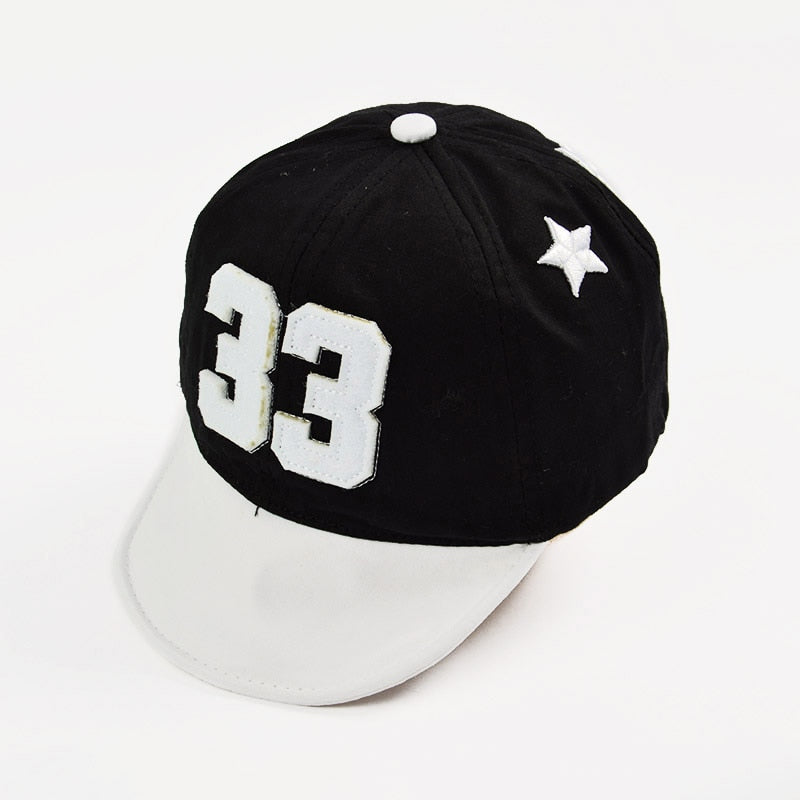Boy's Letter Printed Cotton Cap