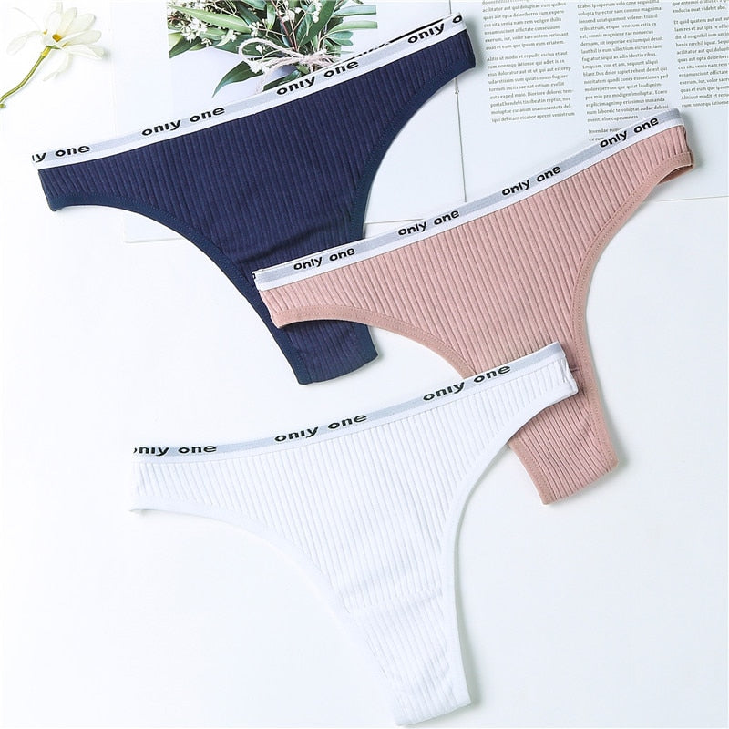Women's G-String Panty 3 Pcs Set