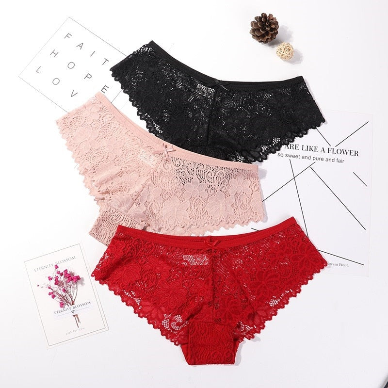 Women's Lace Patterned Panties
